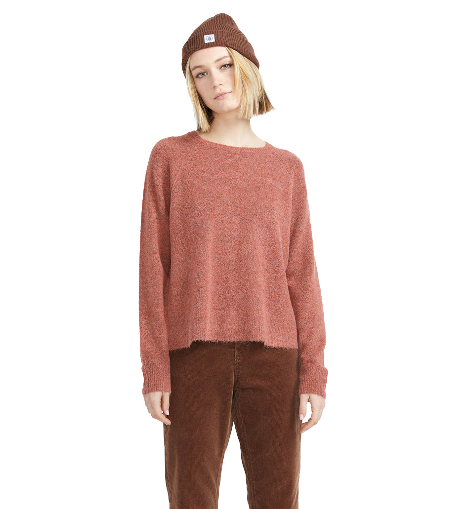 Volcom Twinkle Teas Sweater RST-Rust S