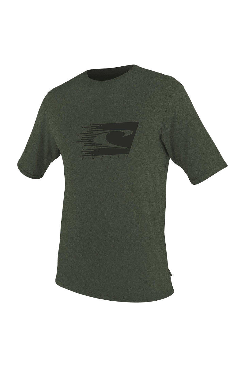 O'Neill Youth Hybrid S/S Tee Dark Olive 12