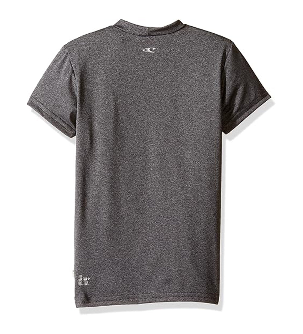 O'Neill Girls Hybrid SS Sun Shirt GRAPHITE 16