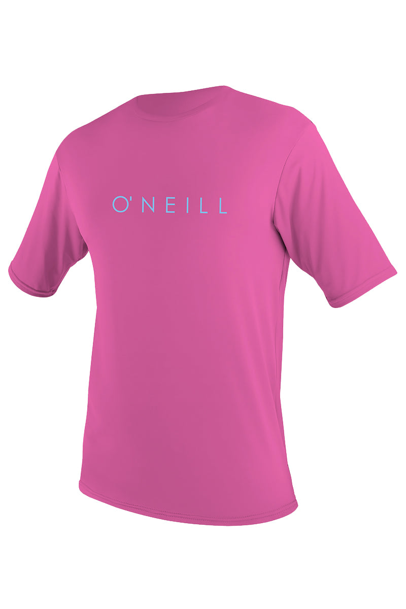 O'Neill Youth Basic Skins S/S Loose fit Crew FOX PINK 12
