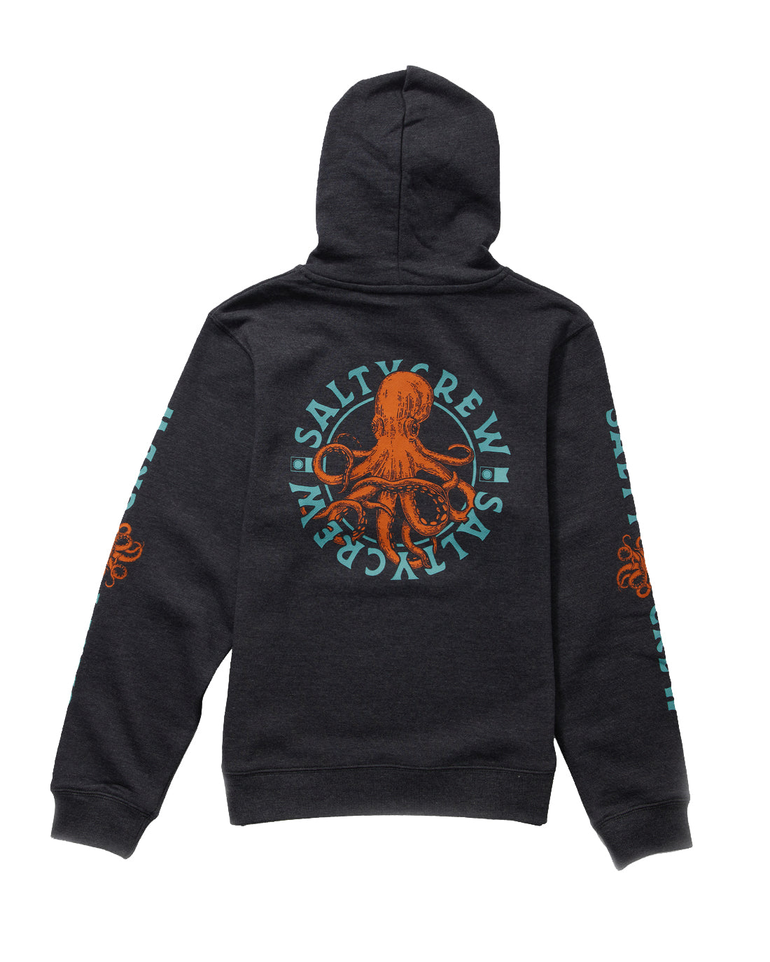 Salty Crew Tentacles Boys Fleece Hoodie Navy Heather XL