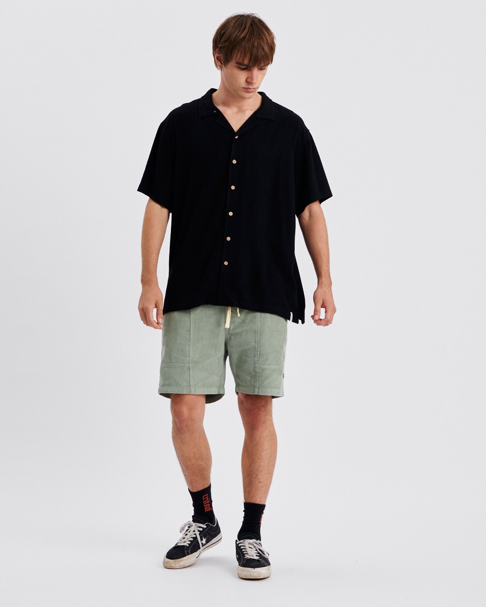 The Critical Slide Society Ernie Resort Shirt BLACK S