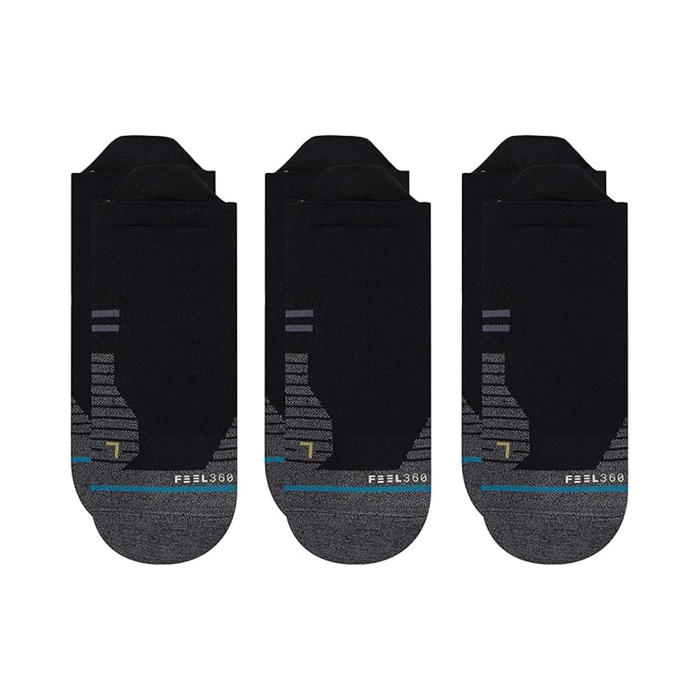 Stance Run Lite 3 Pack Socks BLK S