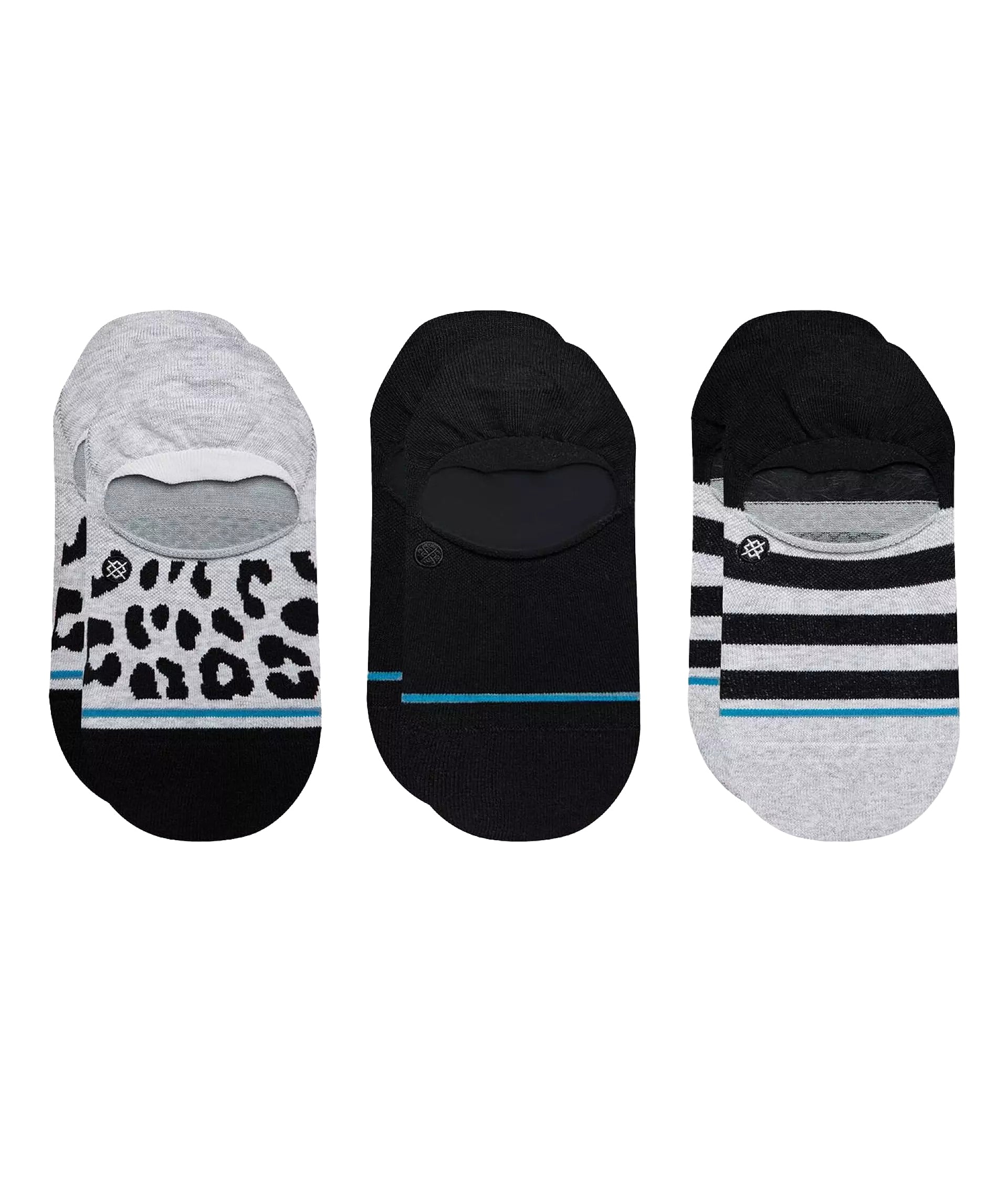 Stance Womens Leopard 3 pack Socks MUL S