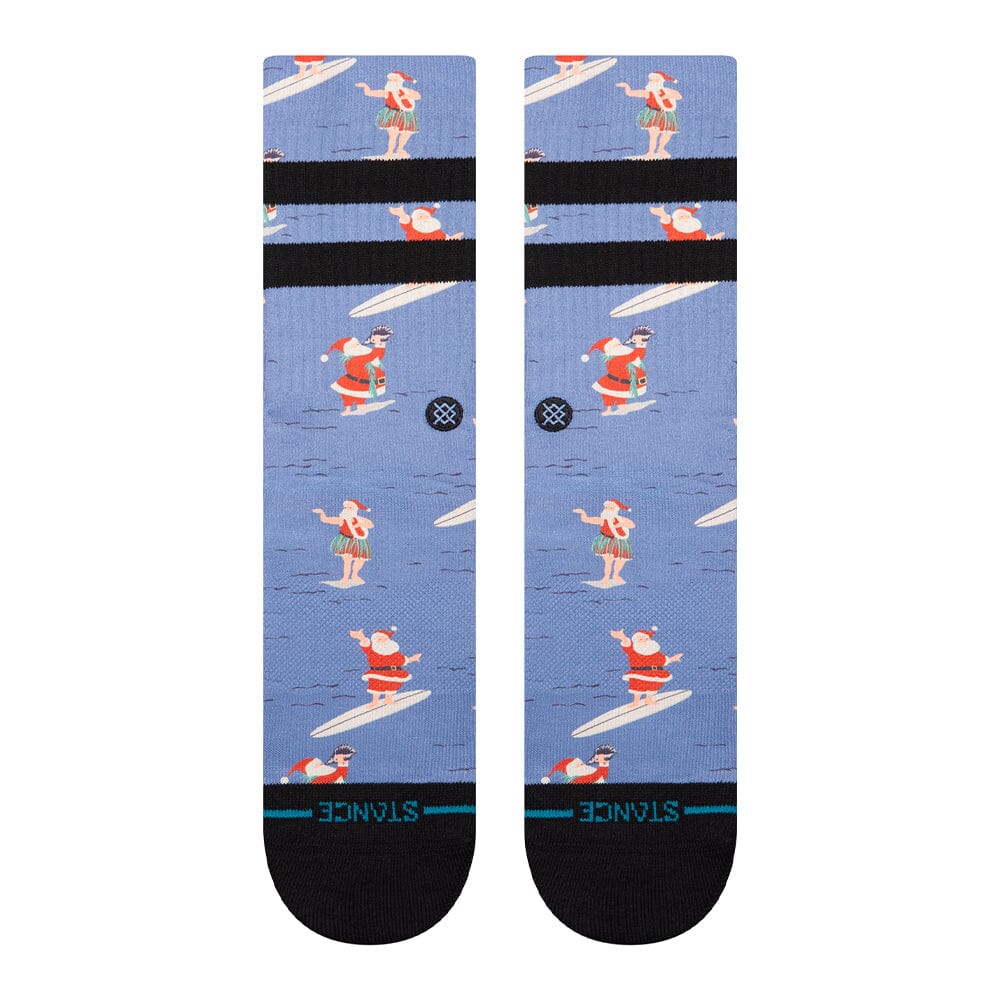 Stance Surfing Santa Crew Socks BLU M