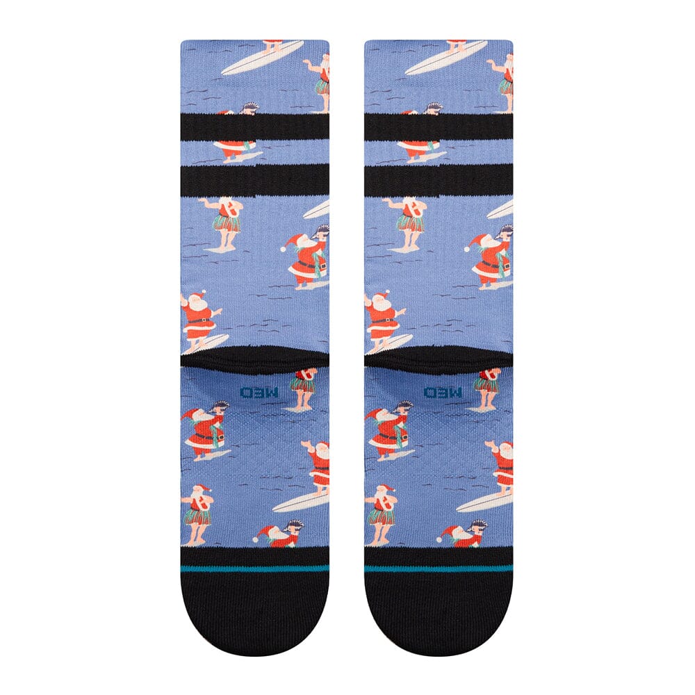 Stance Surfing Santa Crew Socks BLU M