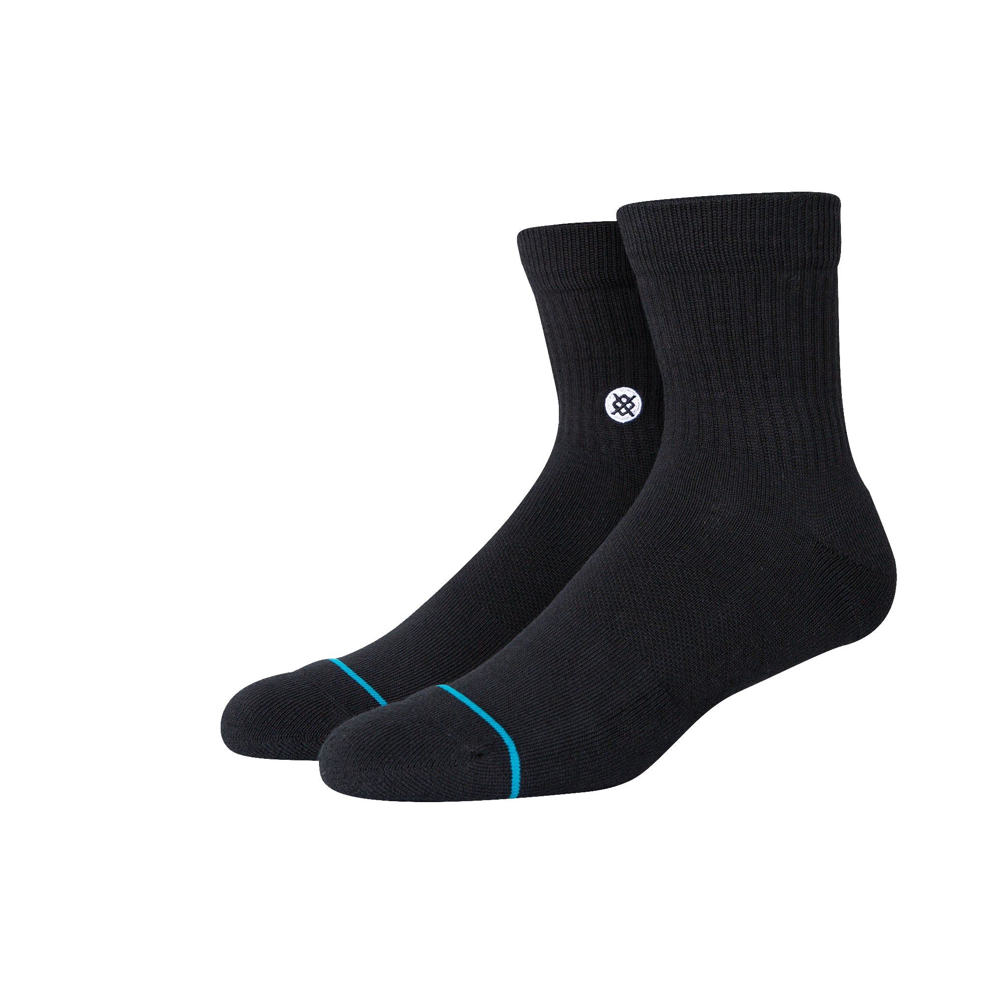 Stance Icon Quarter Mens Socks Black M