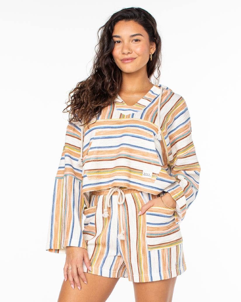 Roxy Rich Coast Stripe Fleece CLB M