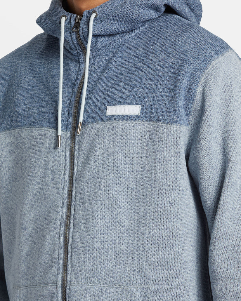 Quiksilver Keller Block Zip Hoodie BELH M