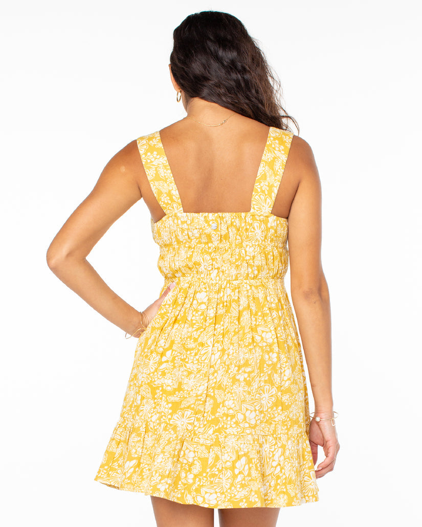 Roxy Paradise Breeze Print Dress NBM0 M