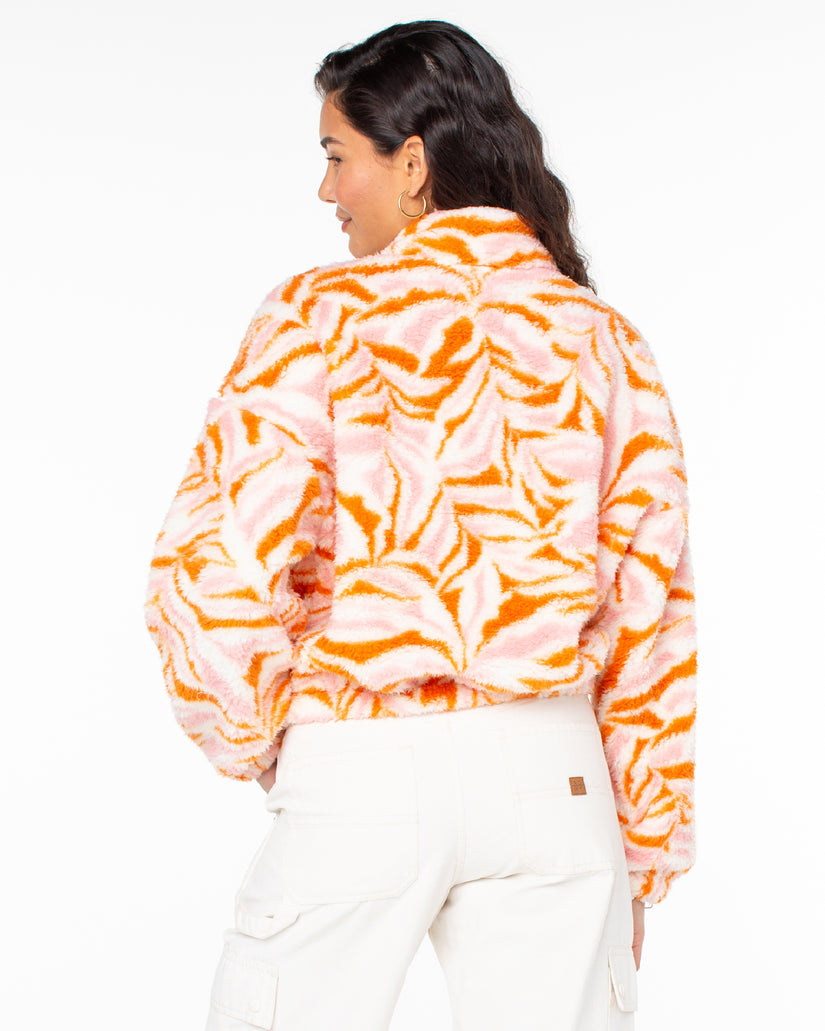 Roxy Cold Surf Print Fleece Jacket TEC0 L