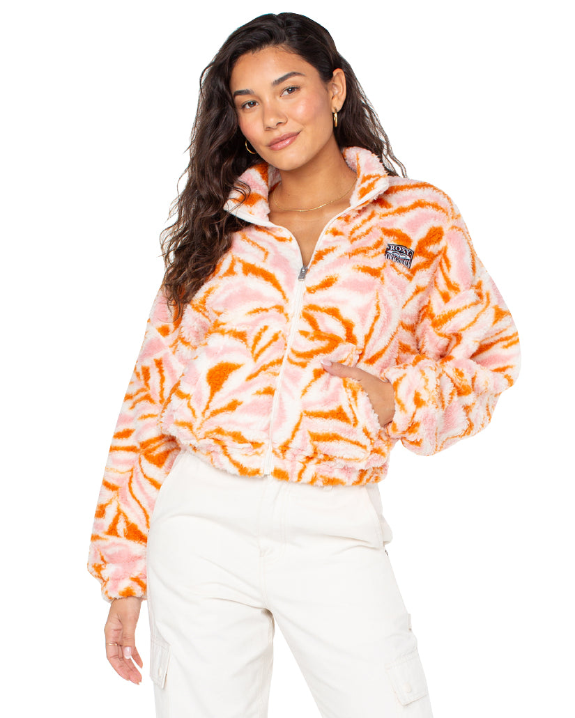 Roxy Cold Surf Print Fleece Jacket TEC0 L