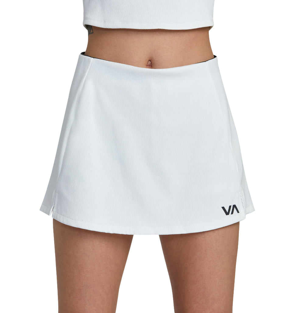 RVCA RIB TENNIS MINI SKIRT WPW-WHISPER WHITE M