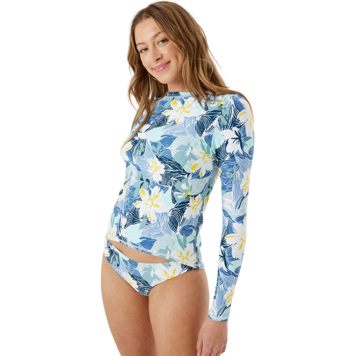 Roxy Sea Skippin LS Rashguard BLU L