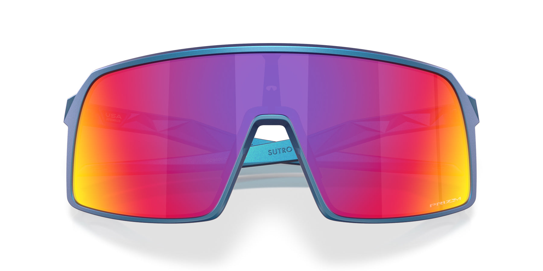 Oakley Sutro Sunglasses MatteCyan BlueColorishPrizmRoad Oversized