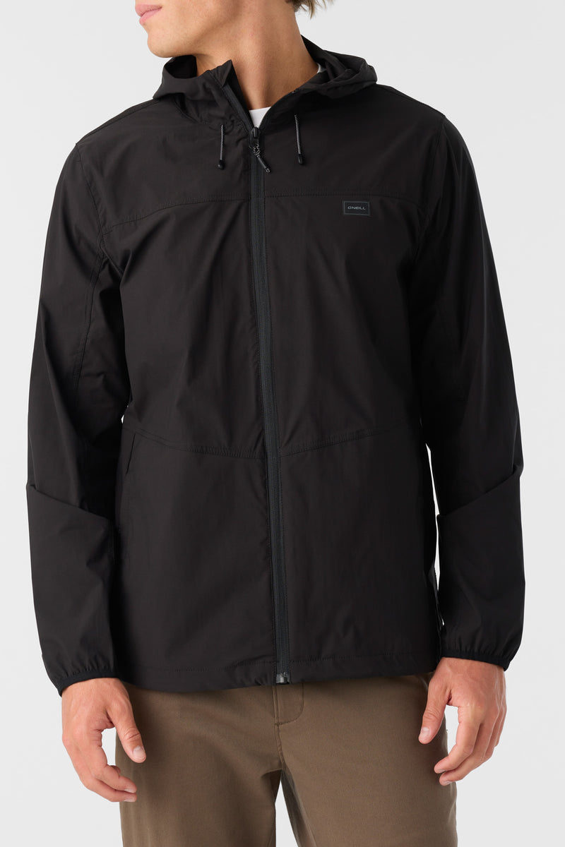 O'NEILL TRVLR WINDBREAKER STRETCH JACK BLK XXL