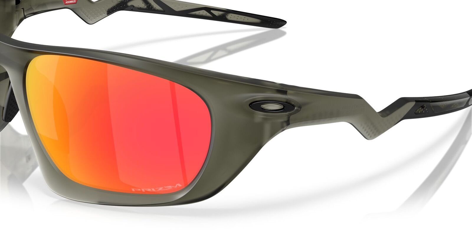 Oakley Lateralis Sunglasses MatteOliveInk PrizmRuby