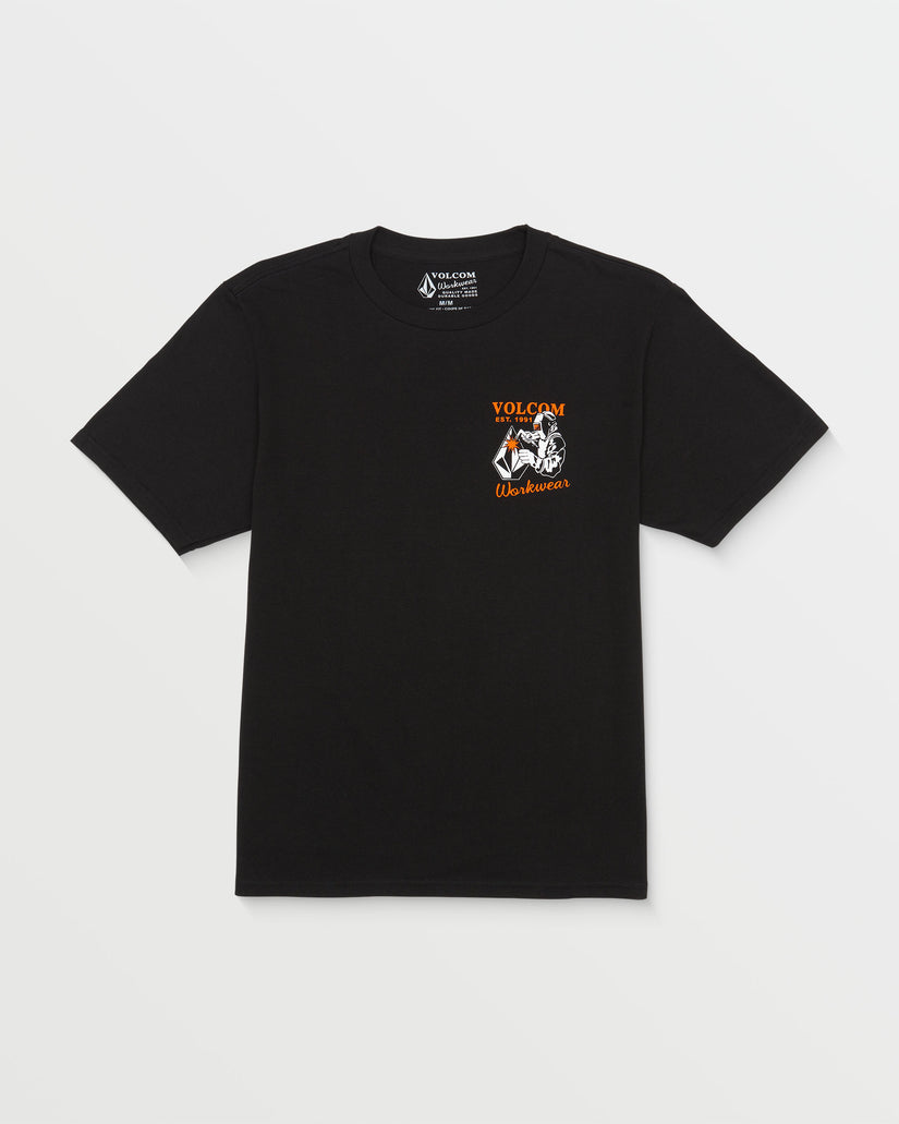 Volcom Workwear Welder Short Sleeve Tee BLK-Black S