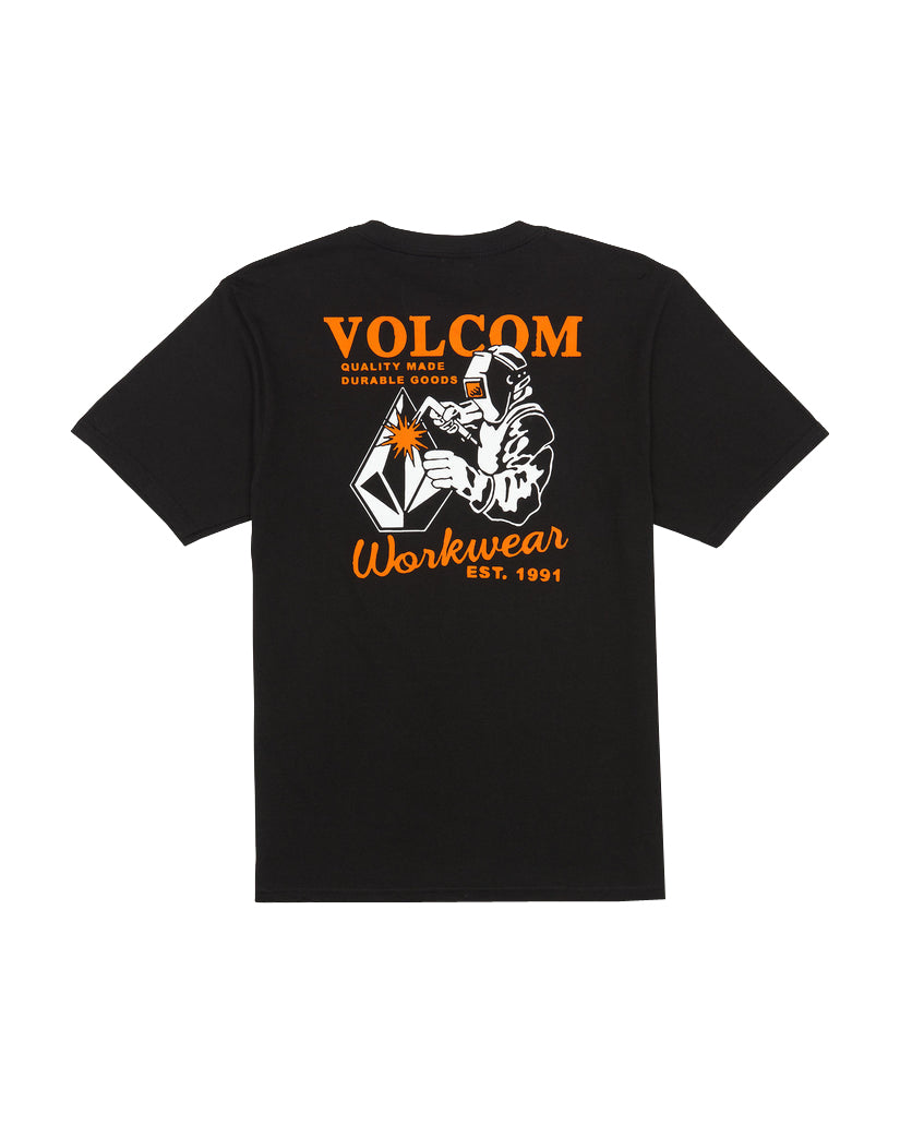 Volcom Workwear Welder Short Sleeve Tee BLK-Black S