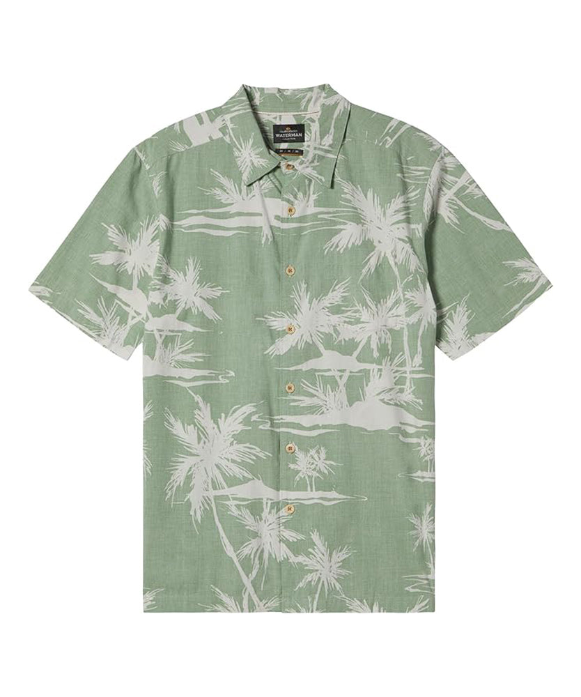 Quiksilver Mens Palmz Shirt GKP9-GREEN EYES PRNT 4 XL