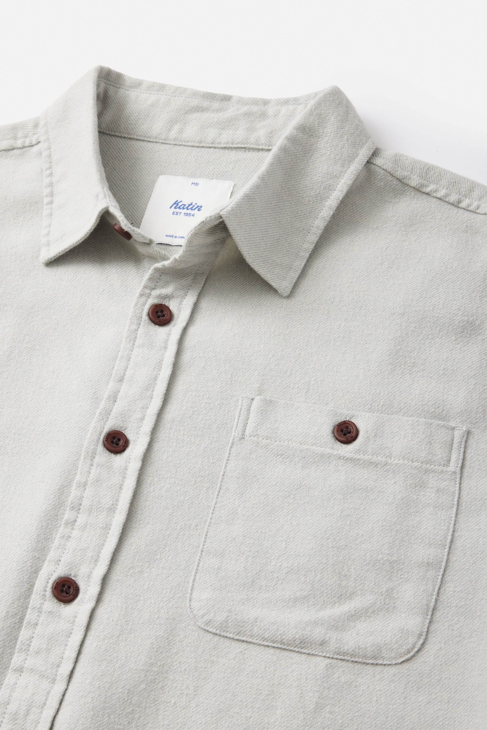Katin Twiller Flannel Shirt VWHT M