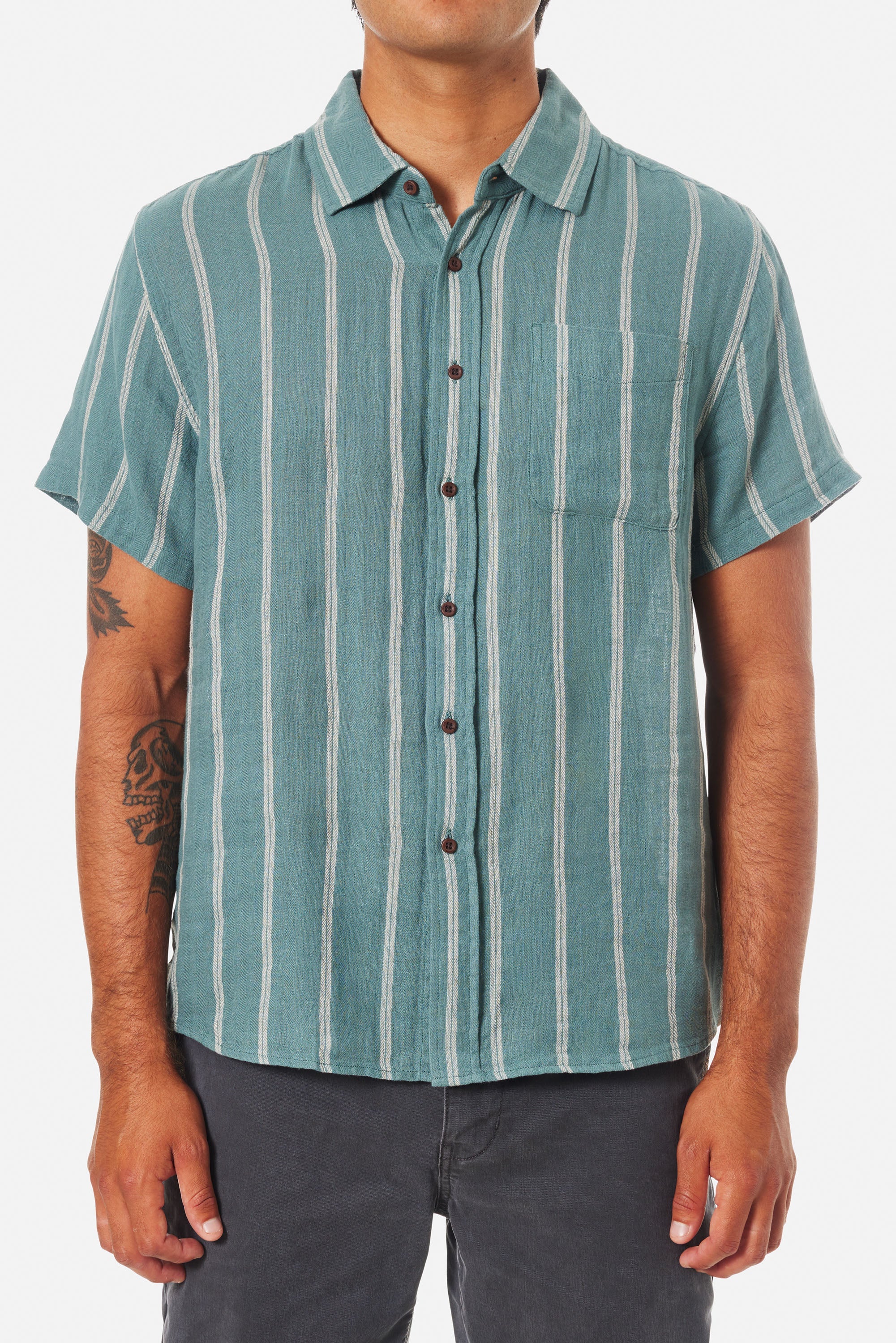 Katin Alan Short Sleeve Woven Shirt ATGR M