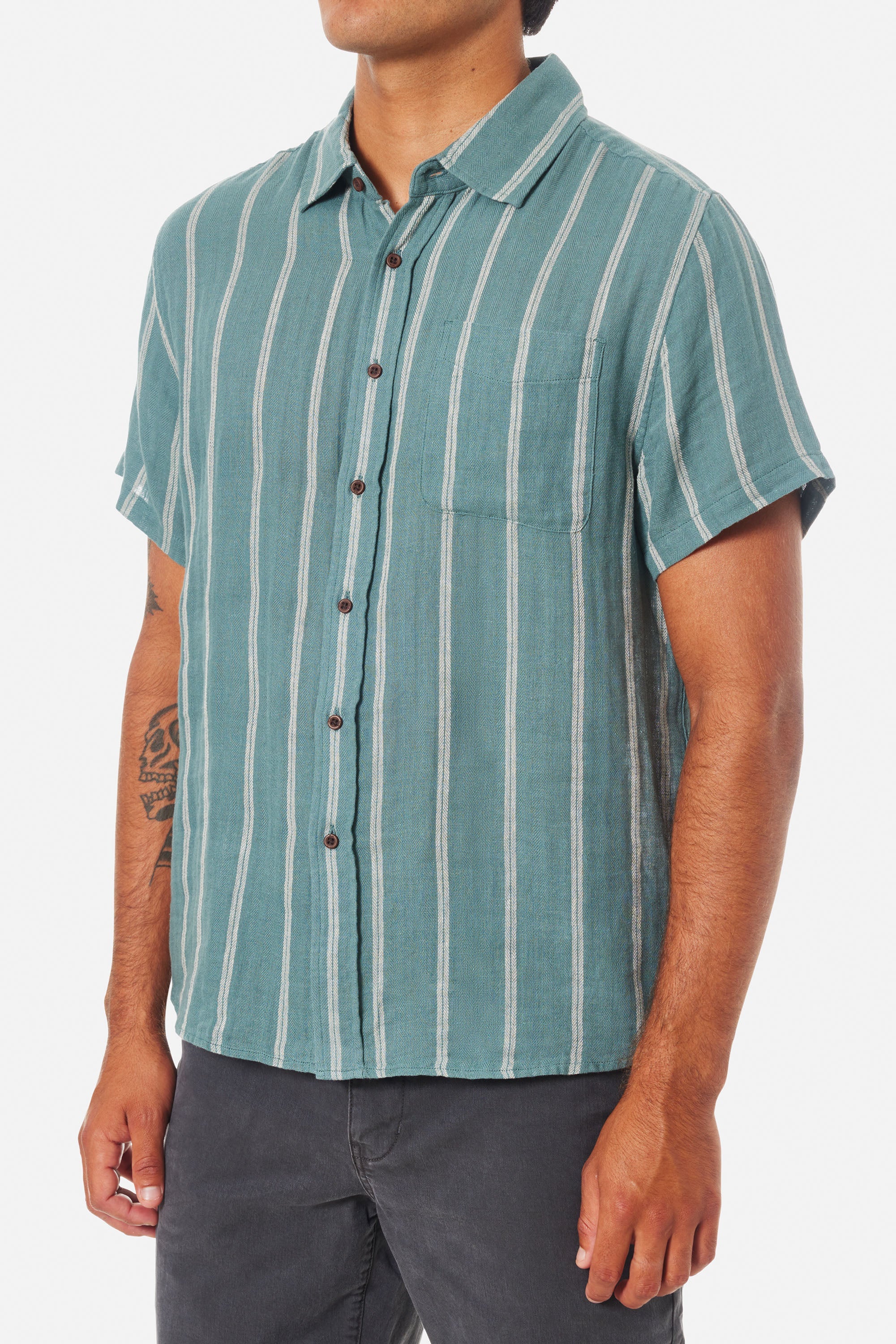 Katin Alan Short Sleeve Woven Shirt ATGR M
