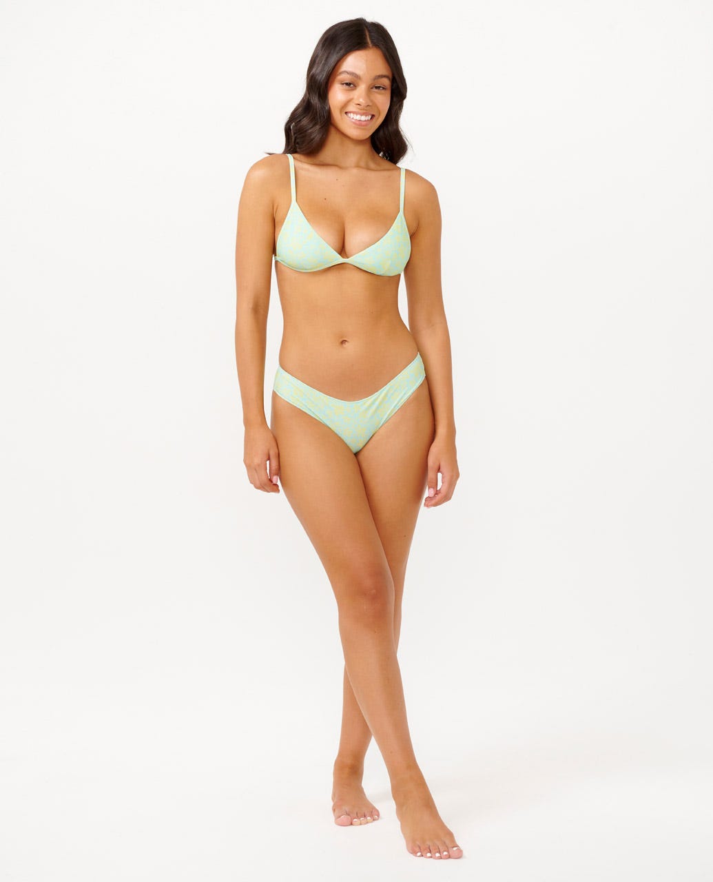 RIP CURL SUNRISE BEACH TALL TRI LIME XS