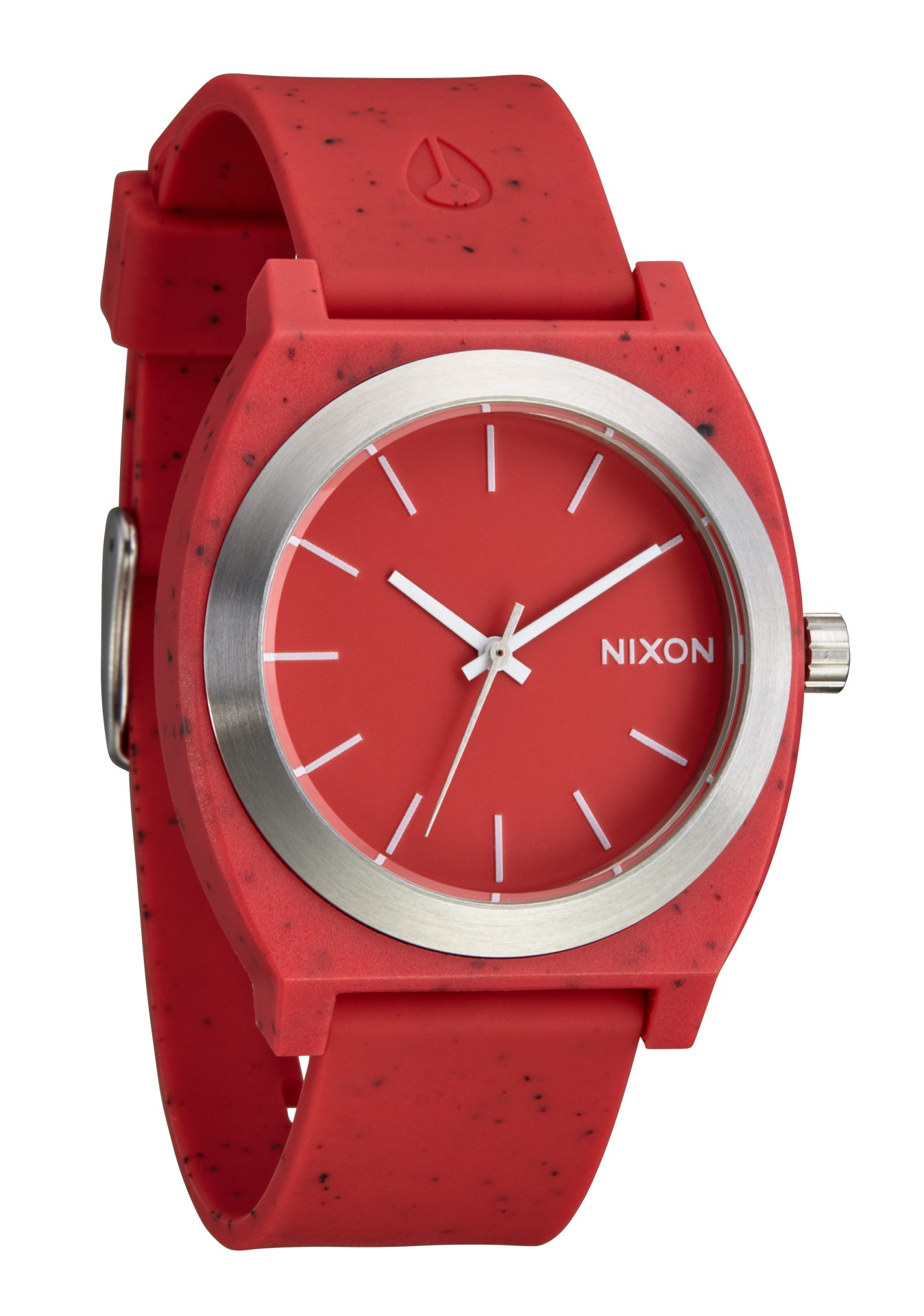 Nixon The Time Teller OPP Watch 5126-Dark Cedar-Red