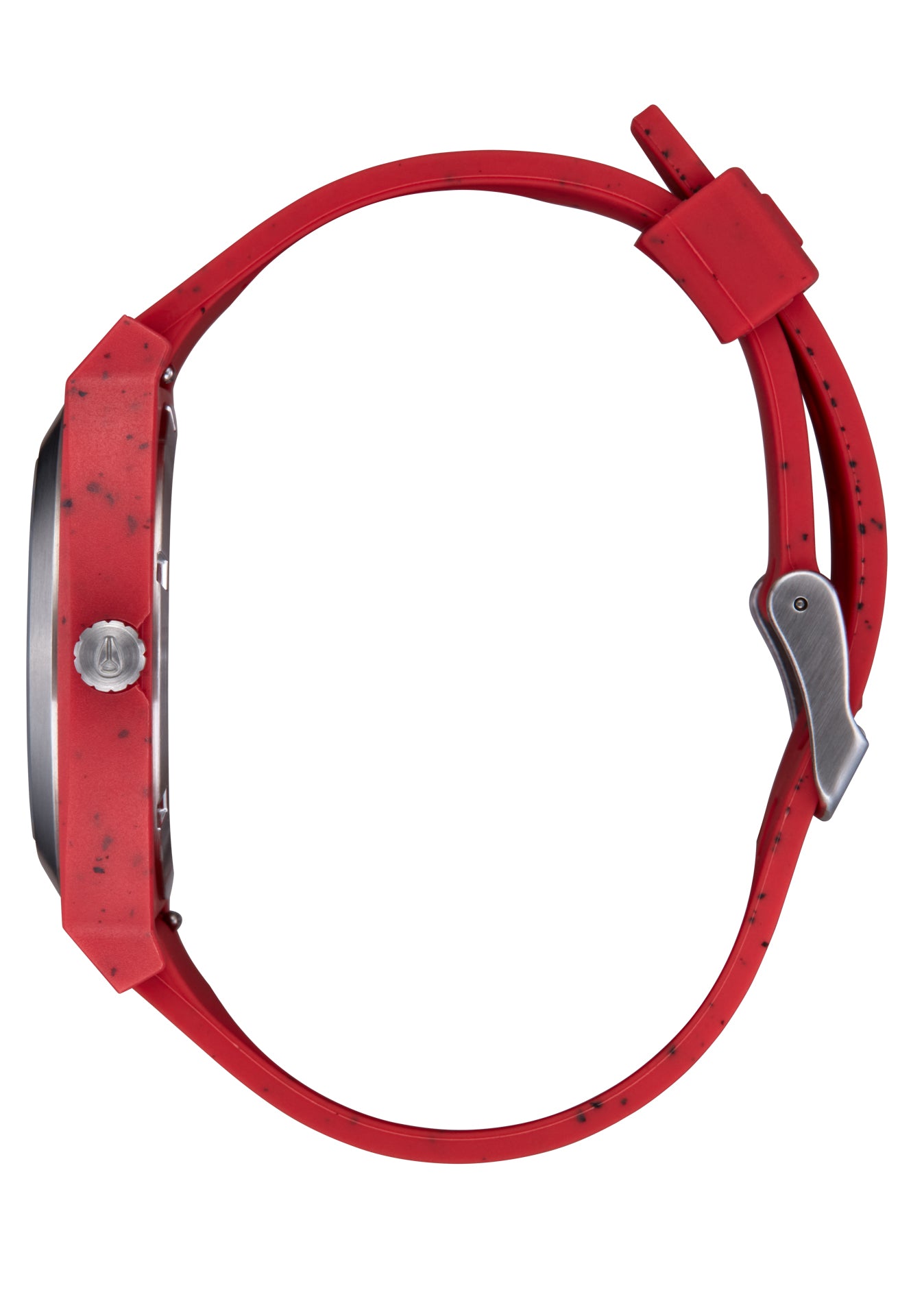 Nixon The Time Teller OPP Watch 5126-Dark Cedar-Red