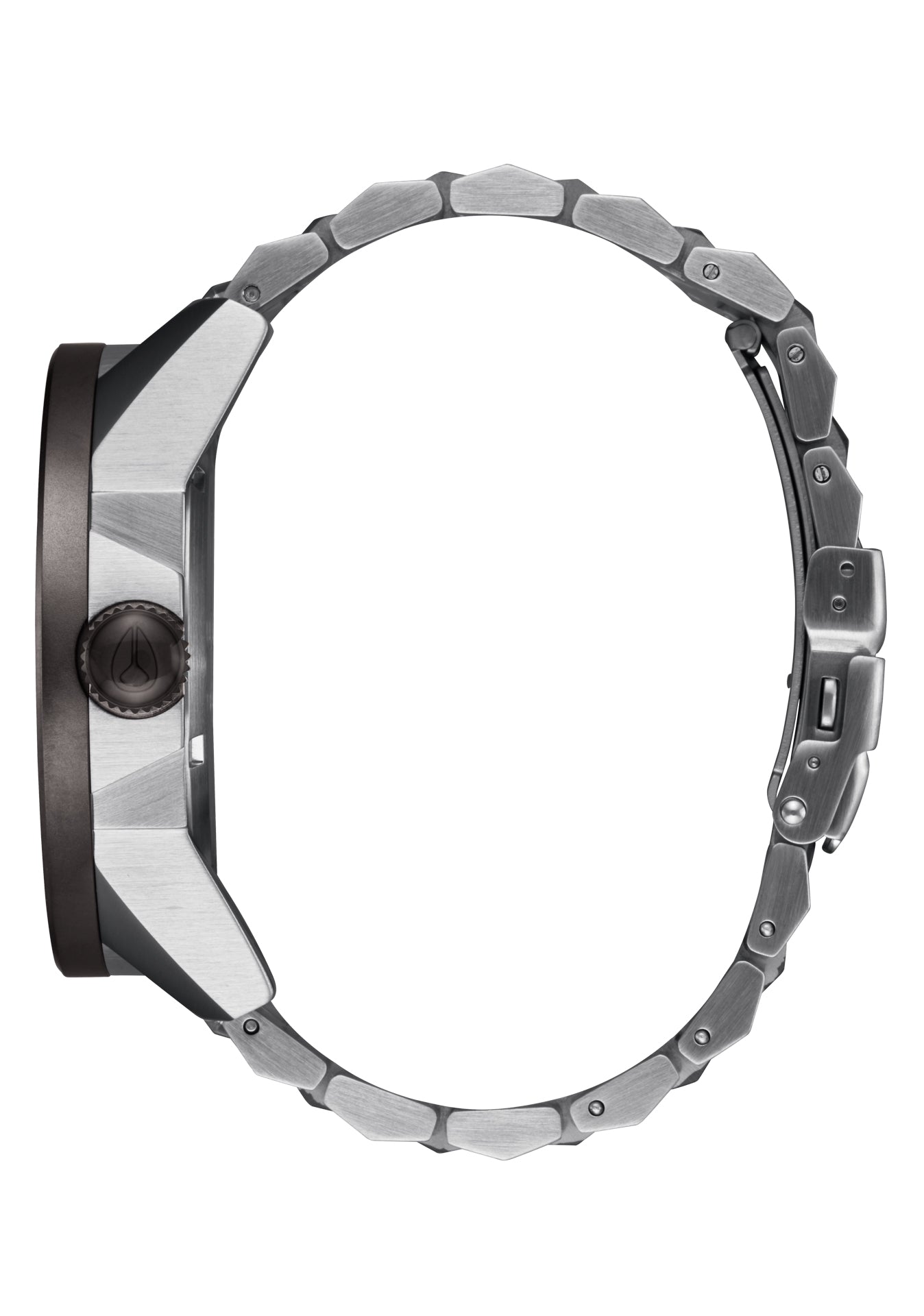Nixon The Corporal SS Watch 5146-Silver-Gunmetal