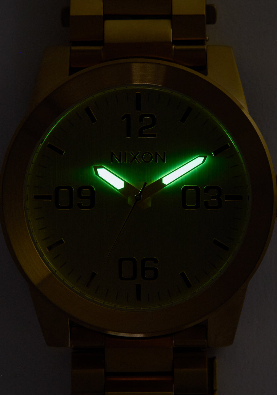 Nixon The Corporal SS Watch 5253-Chocolate-Dark Roast