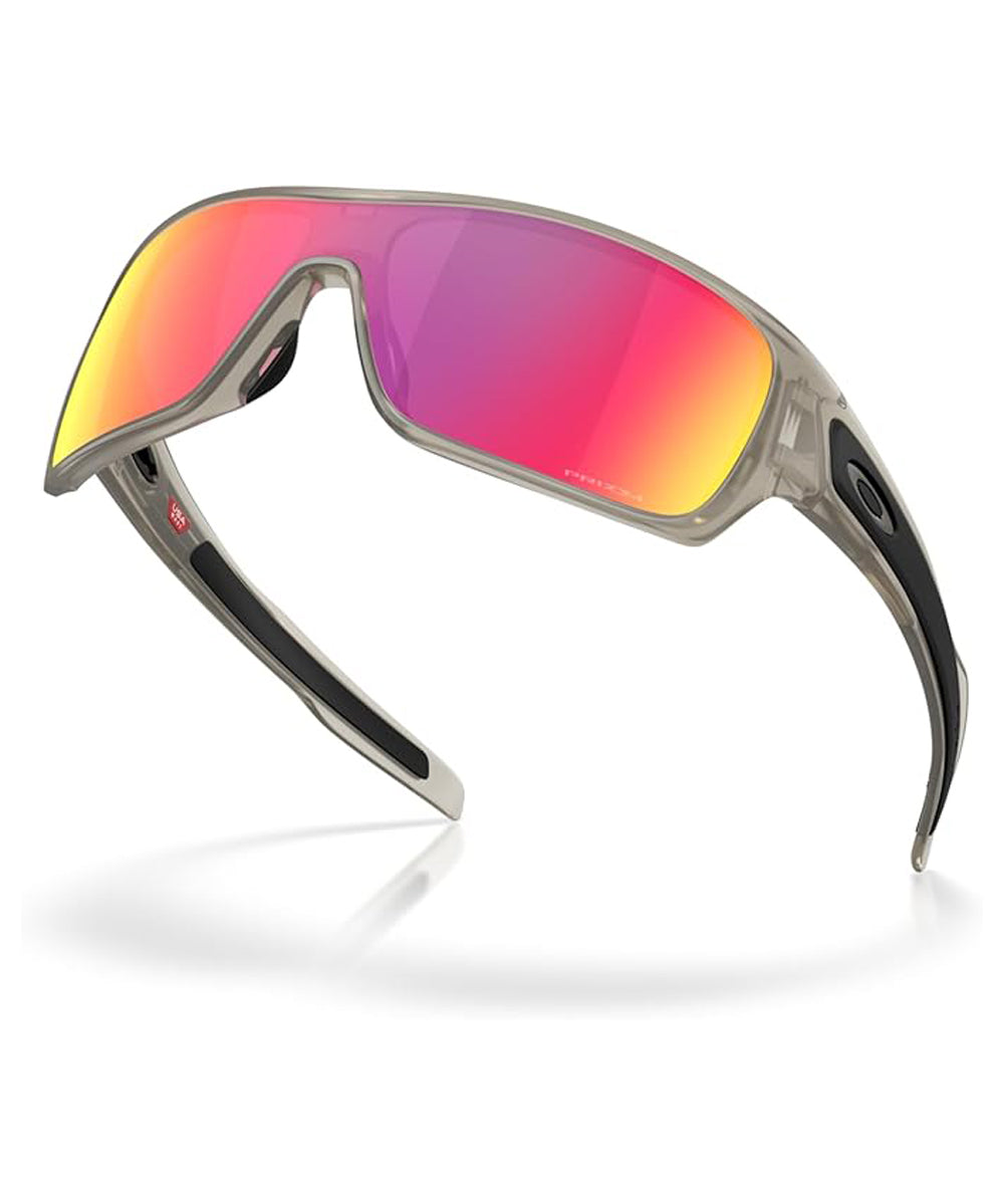 Oakley Turbine Rotor Sunglasses MatteTransGreyInk PrizmRoad Square