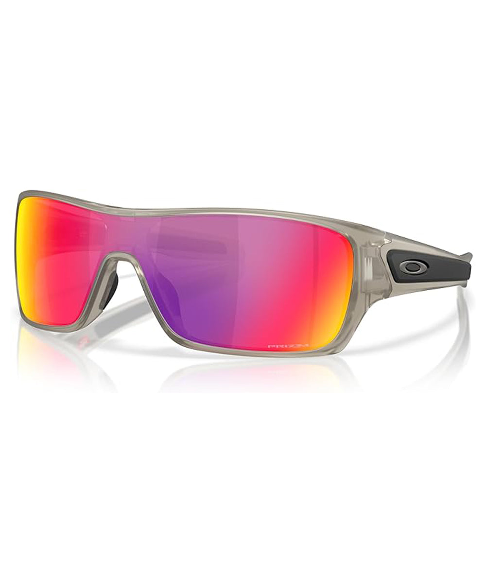 Oakley Turbine Rotor Sunglasses MatteTransGreyInk PrizmRoad Square