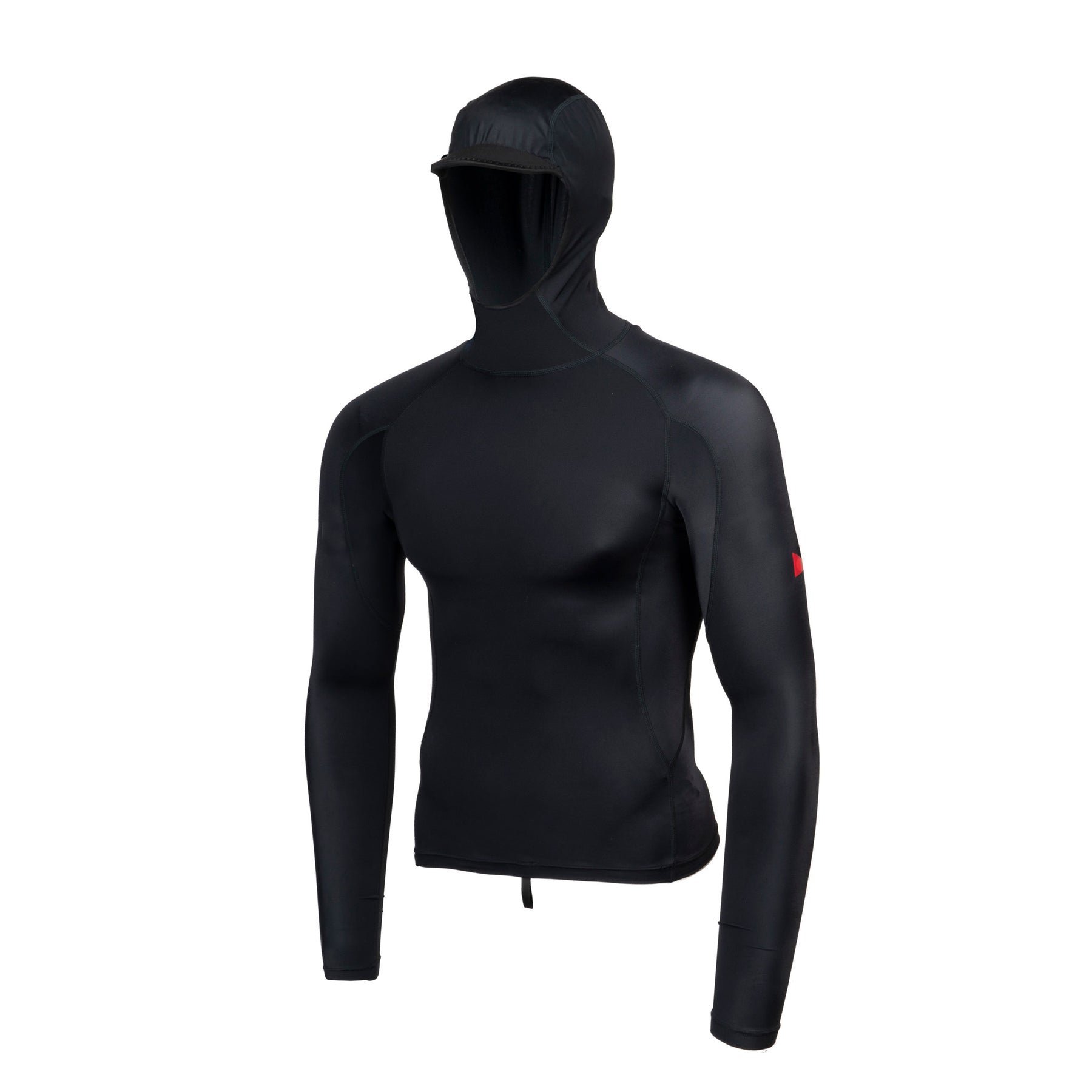 Florence Marine LS Hooded Rashguard BLK-Black M