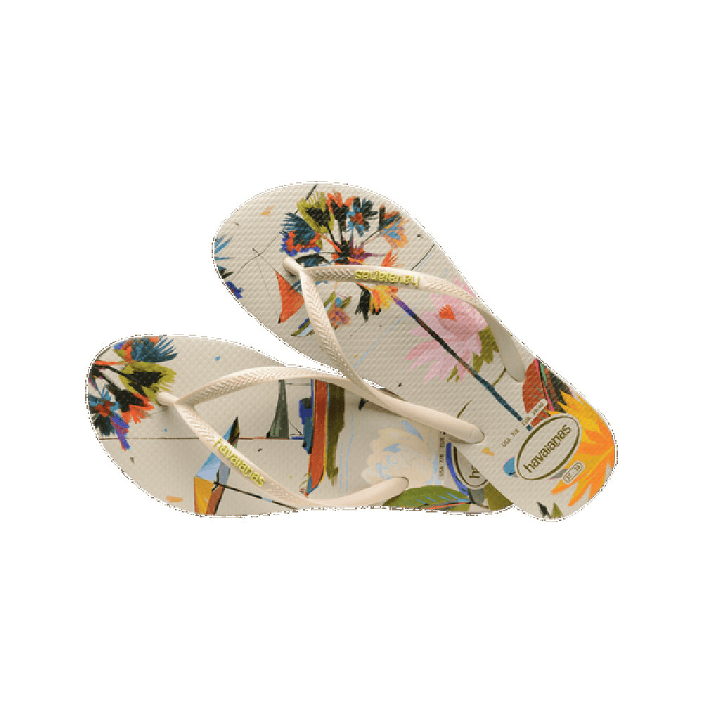 Havaianas Slim Summer Bliss Womens Sandal 0121-Beige 11