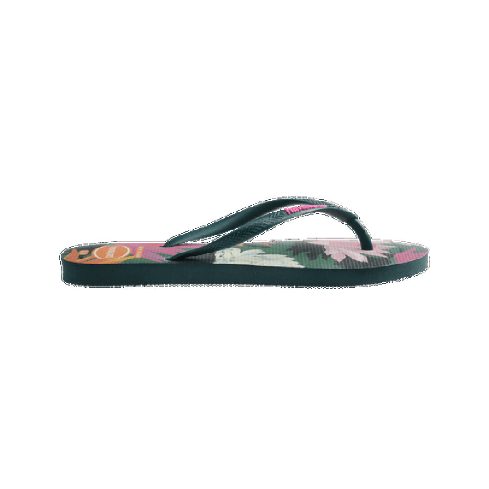 Havaianas Slim Summer Bliss Womens Sandal 5266-Pantanal Green 11