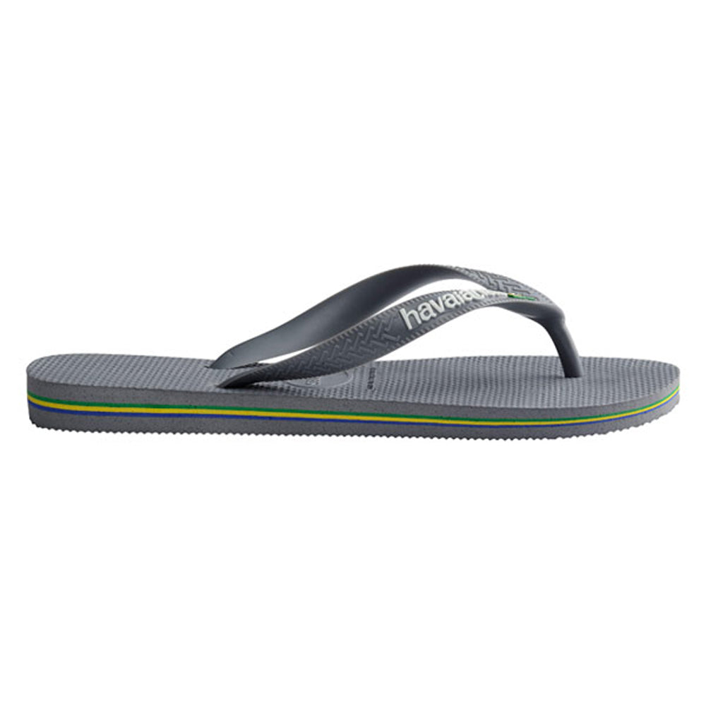Havaianas Brazil Logo Mens Sandal 5002-Steel Grey-Steel Grey 11