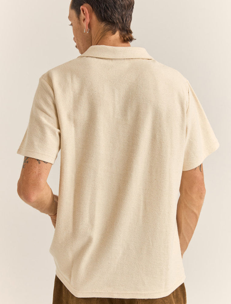 Rhythm Vintage Terry Polo NAT-Natural 2M