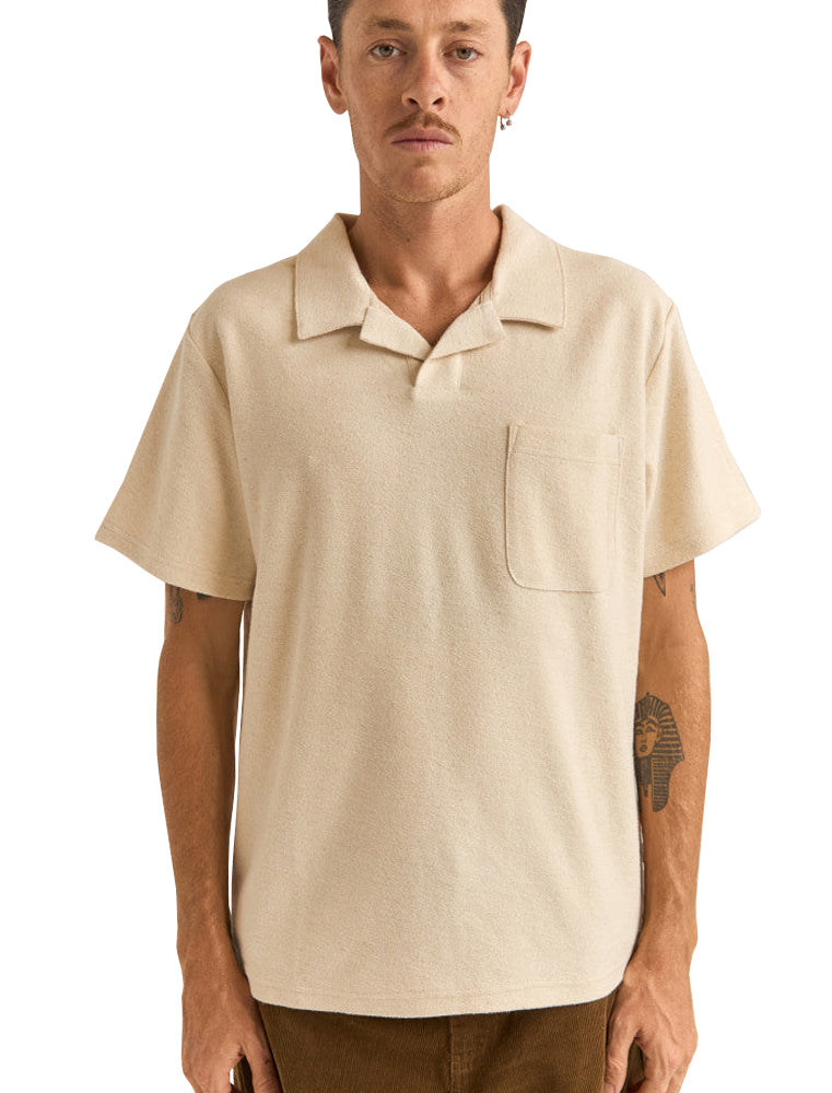 Rhythm Vintage Terry Polo NAT-Natural 2M