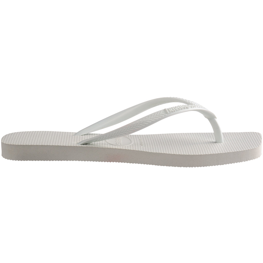 Havaianas Slim Square Womens Sandal 0001-White 6
