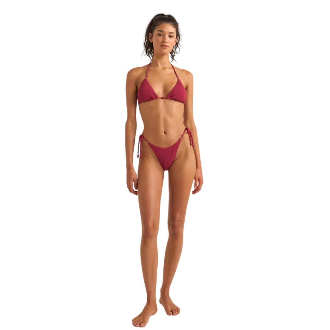 Rhythm Isla Rib Slide Tri Top SAN-SANGRIA 3M