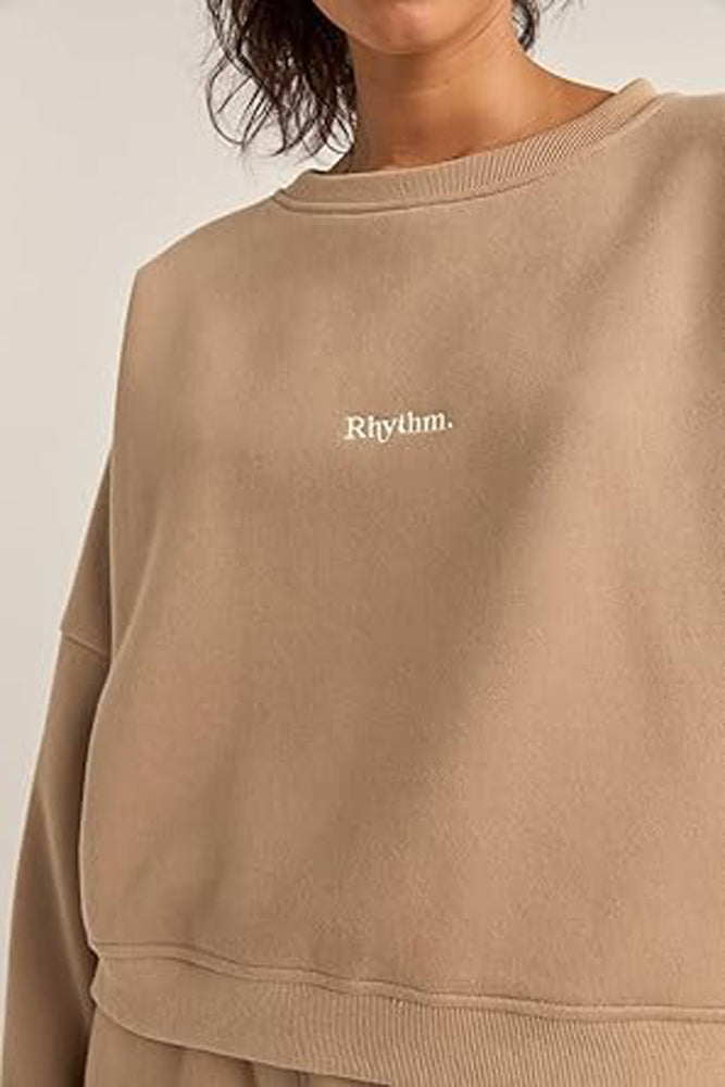 Rhythm Logo Crew Neck Fleece TAU-TAUPE 3M