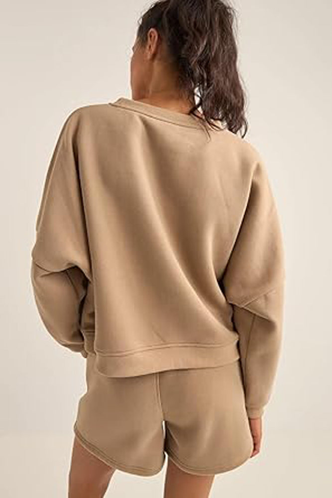 Rhythm Logo Crew Neck Fleece TAU-TAUPE 3M