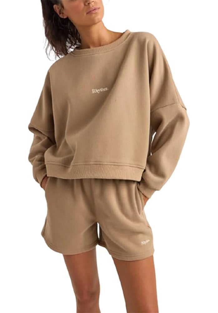 Rhythm Logo Crew Neck Fleece TAU-TAUPE 3M