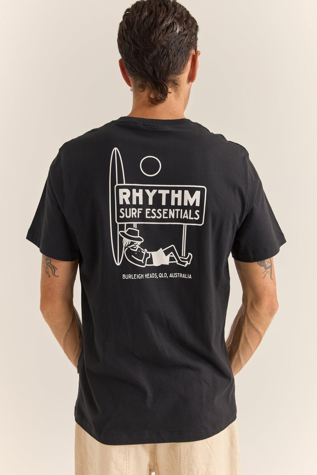 Rhythm Siesta Tee BLK-BLACK 3L