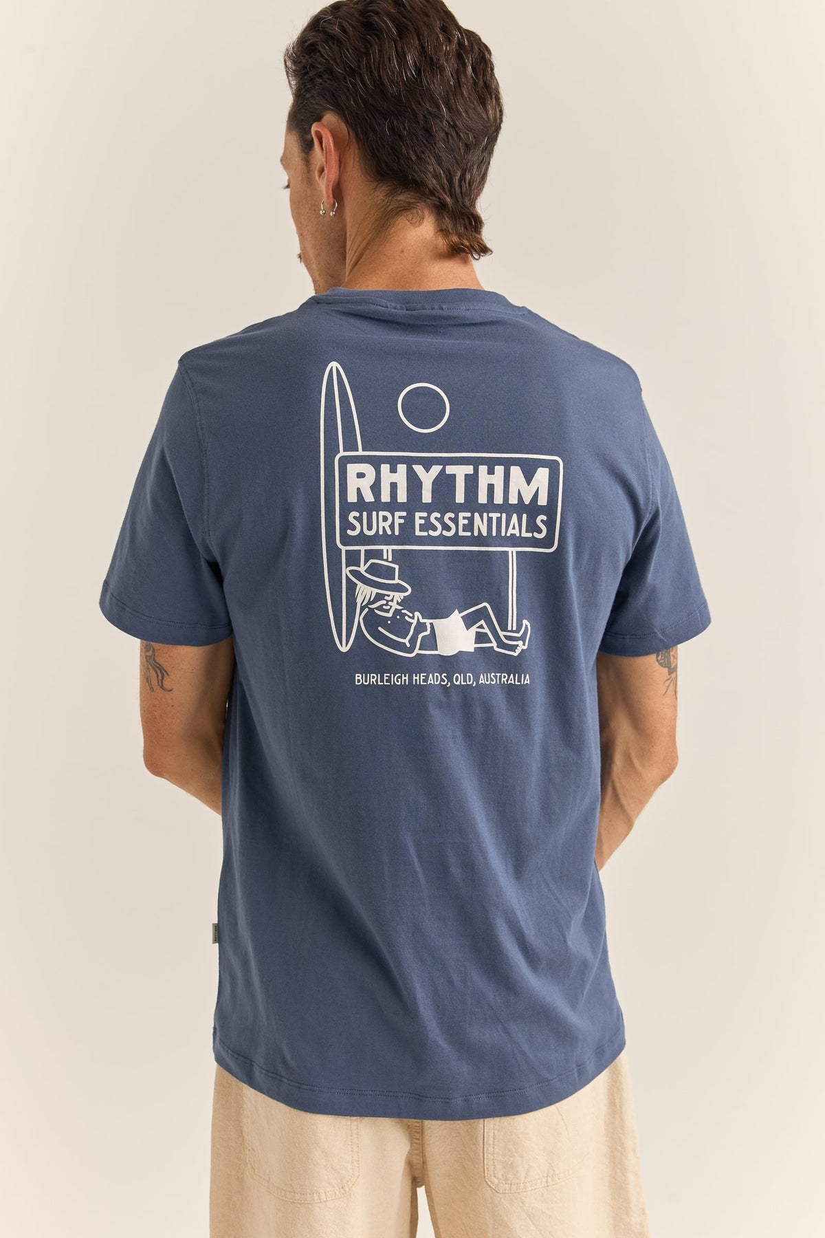 Rhythm Siesta Tee NAV-NAVY 3L