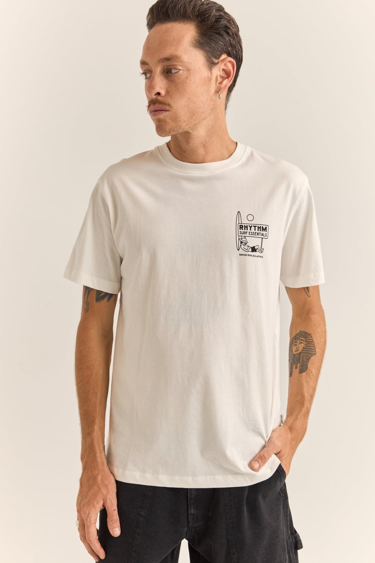 Rhythm Siesta Tee WHT-WHITE 2M