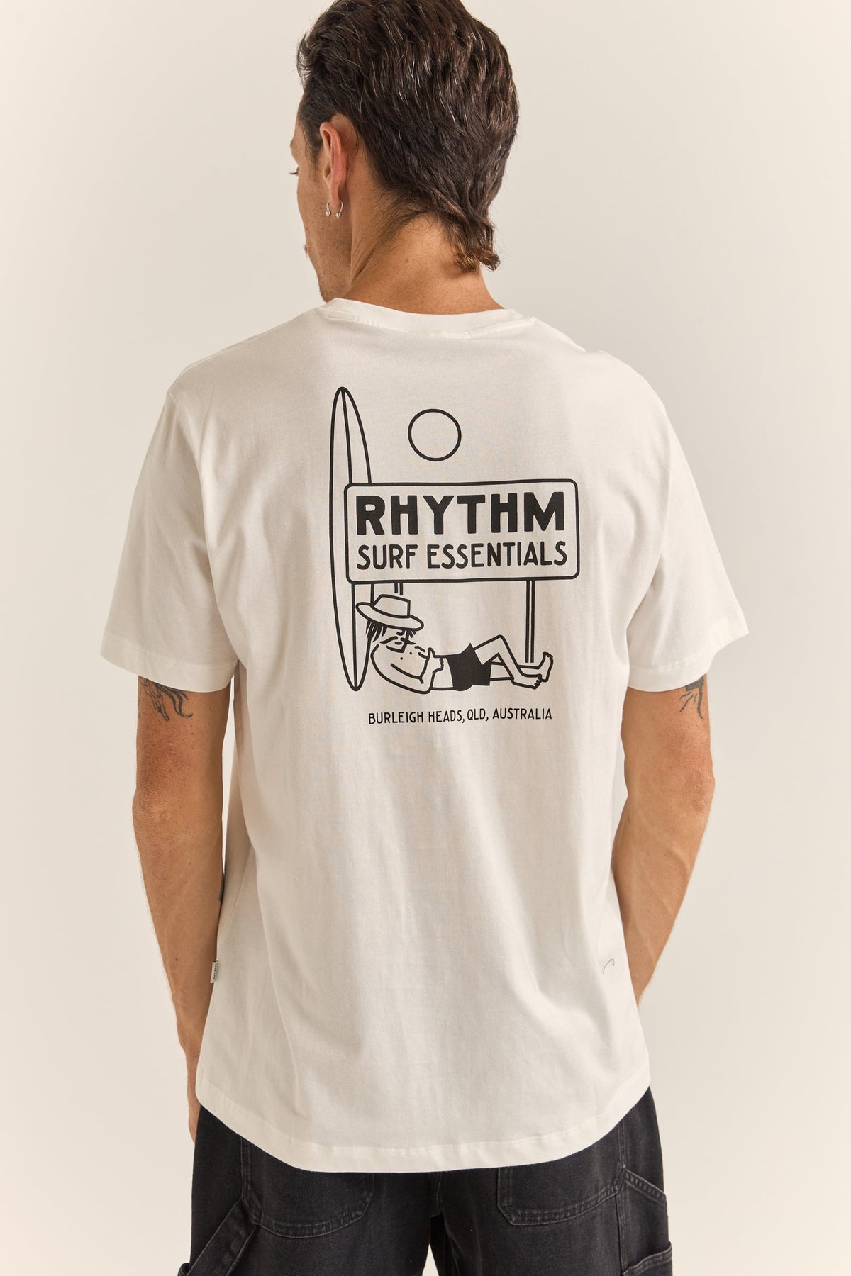 Rhythm Siesta Tee WHT-WHITE 2M