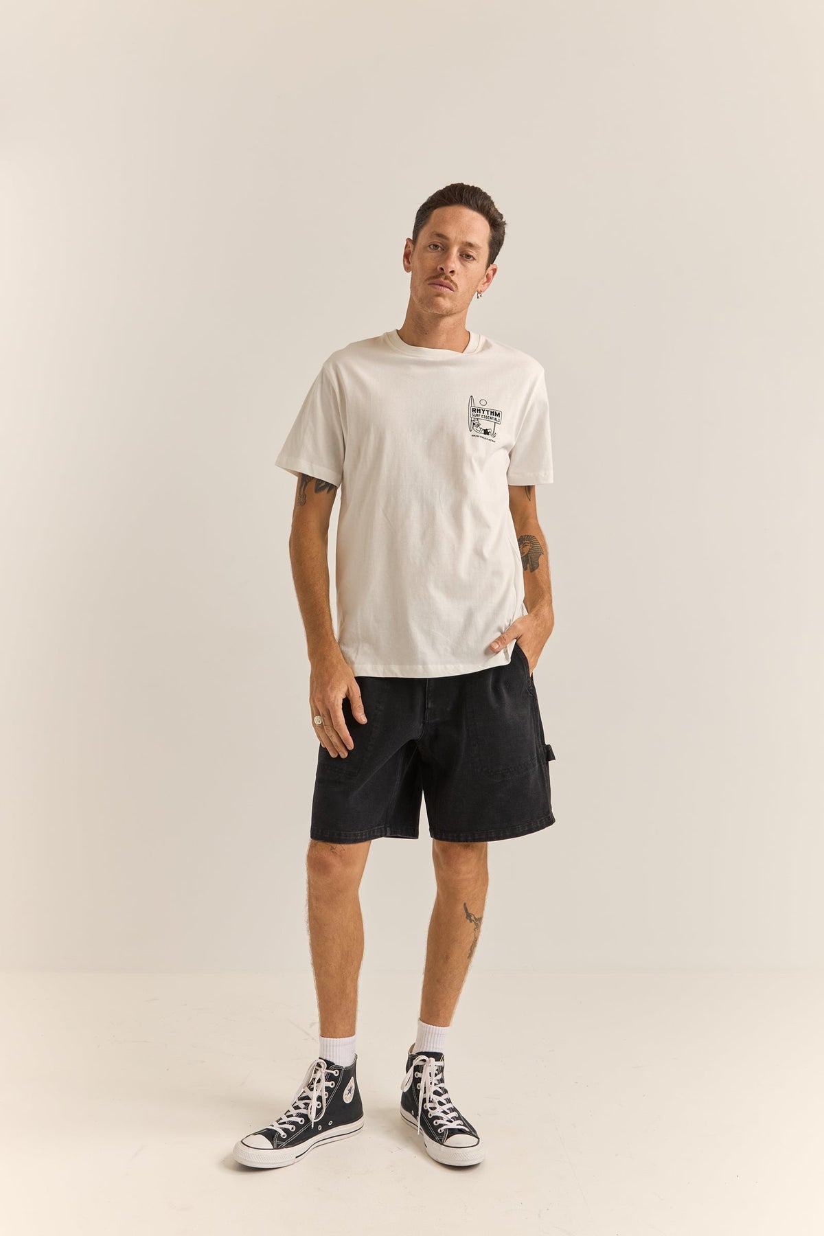 Rhythm Siesta Tee WHT-WHITE 2M